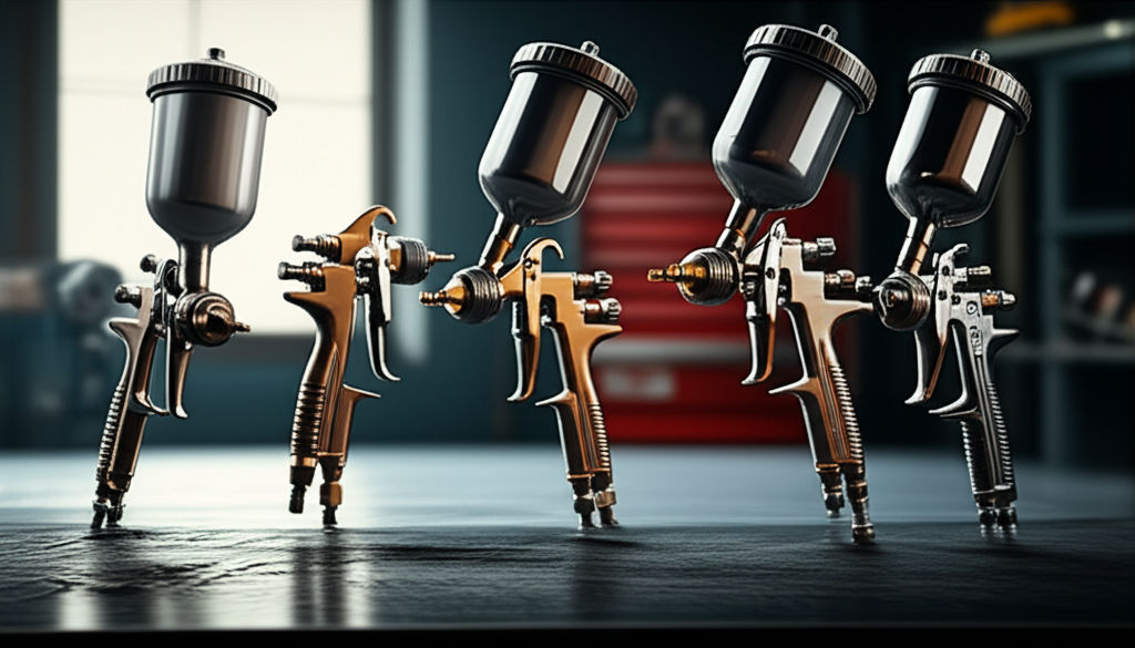 Achieve a flawless finish! Our guide helps you choose the perfect automotive spray gun, covering HVLP, RP, and LVLP types for pro results.